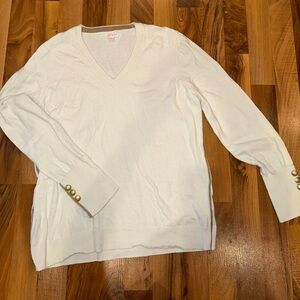 Riley & Rae sweater size‎ large gold detail accents business casual, glam